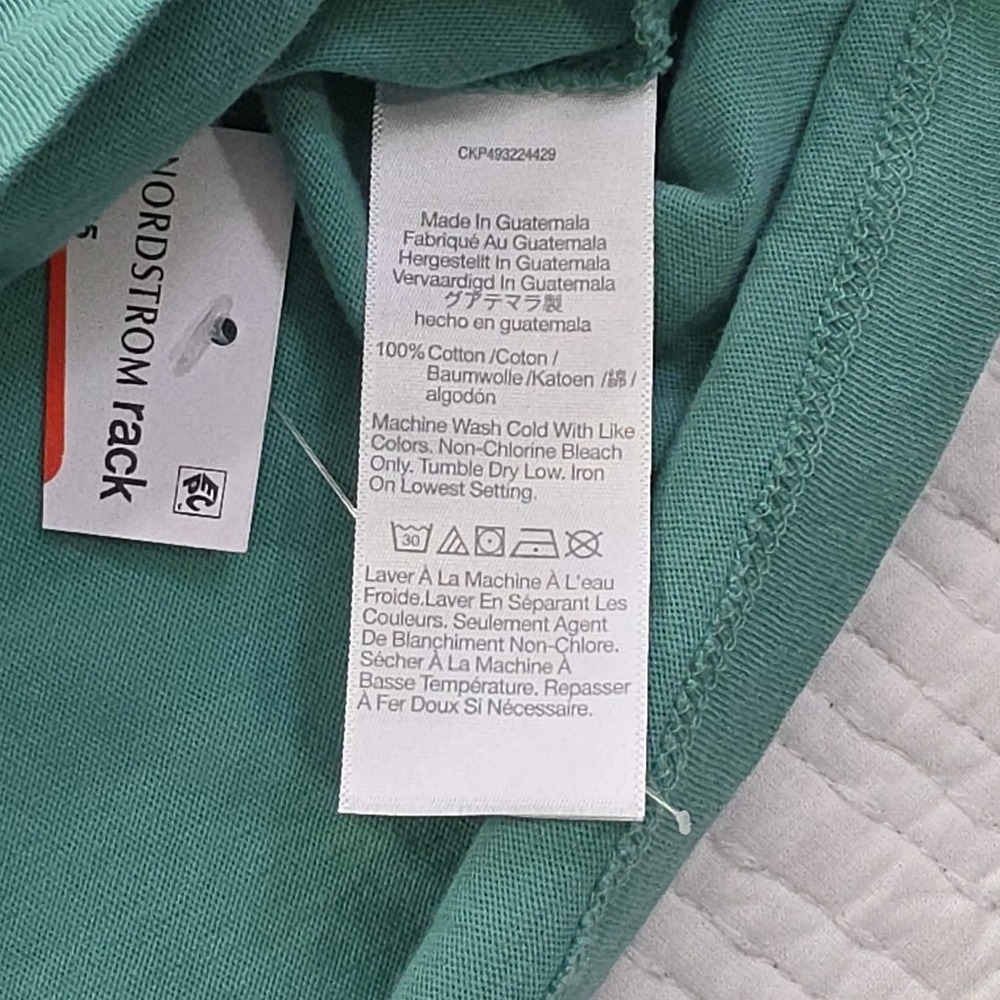 Madewell T-Shirt Womens XL Green V-Neck Pocket Tee Short Sleeve Softfade NEW NWT - Picture 7 of 15